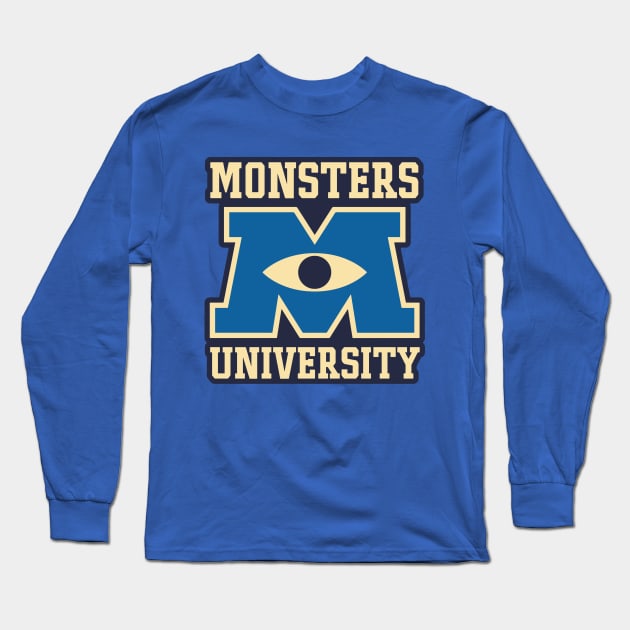 Monsters University Long Sleeve T-Shirt by HennyGenius